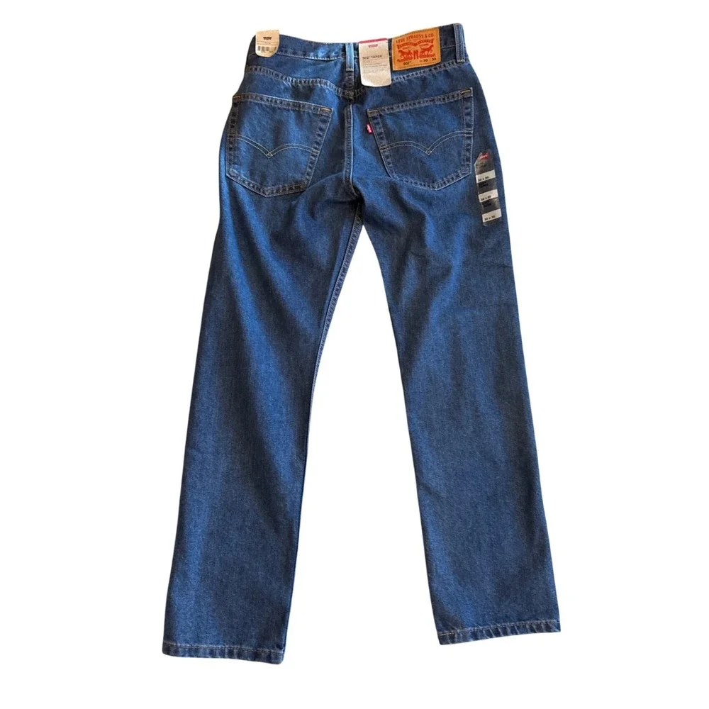 Levi Strauss Co 502 Taper‎ Eco Ease Jeans Men's W30 L30 Blue Denim New With Tags